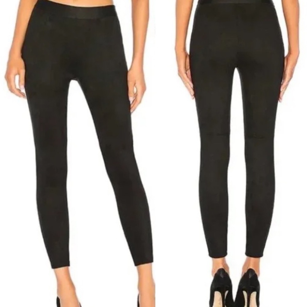 Bailey/44 faux suede black leggings